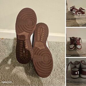 Nike jordan 1 maroon great condition ,wont last barely worn mens size 10